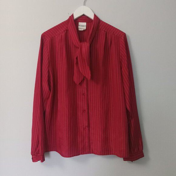Vintage Tops - Vintage Blouse with Tie